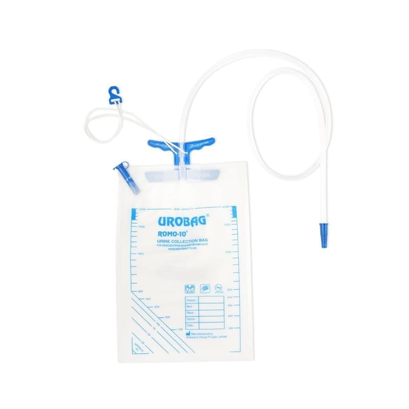 ROMO 10 Urine Collection Bag | Disposable Leak Resistant Design | Medical Grade Drainage Bag for Home & Daily Care Use || (Pack of 3)-image-17