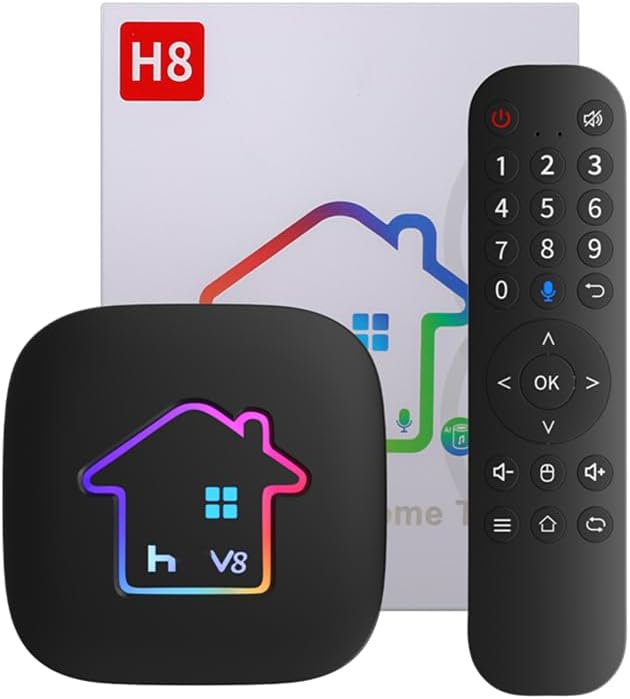 Generic H8 Brazil TV Box and Remote Control
