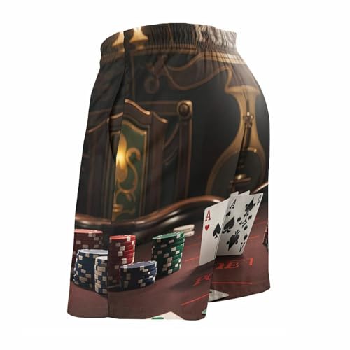 Poker Tournament Mens Swim Trunks Quick Dry Swim Shorts with Mesh Lining Funny Board Shorts Bathing Suits4