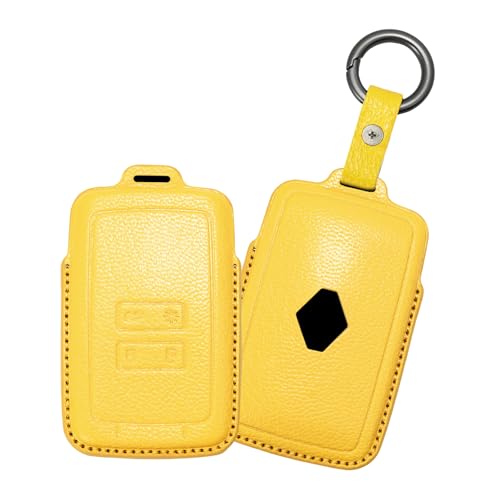 Étui clé en cuir de chèvre pour Renault 4 E-tech Austral Captur - Cadeau auto chic