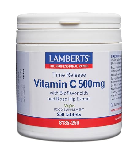 Lamberts Vitamina C Liberación Sostenida 500mg   250 Tabletas