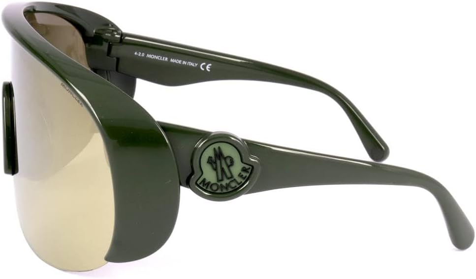 Moncler PHANTHOM ML0202 Shiny Dark Green/Brown 0/0/125 unisex Sunglasses