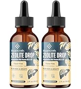 Zeolite Detox for Kids Liquid Drops- Clinoptilolite Zeolite with Pure Vitamins B12 &amp; D3, 4 Fl Oz