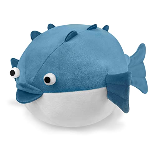 VIBERS Cute Puffer Fish Plush Throw Pillow #TOP23