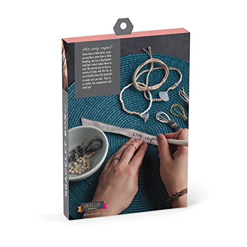 Craft Crush — Bracelet Box: Neutrals — Makes 9 Amazing Bracelets — Crafting Kits — For Ages 13+, Small