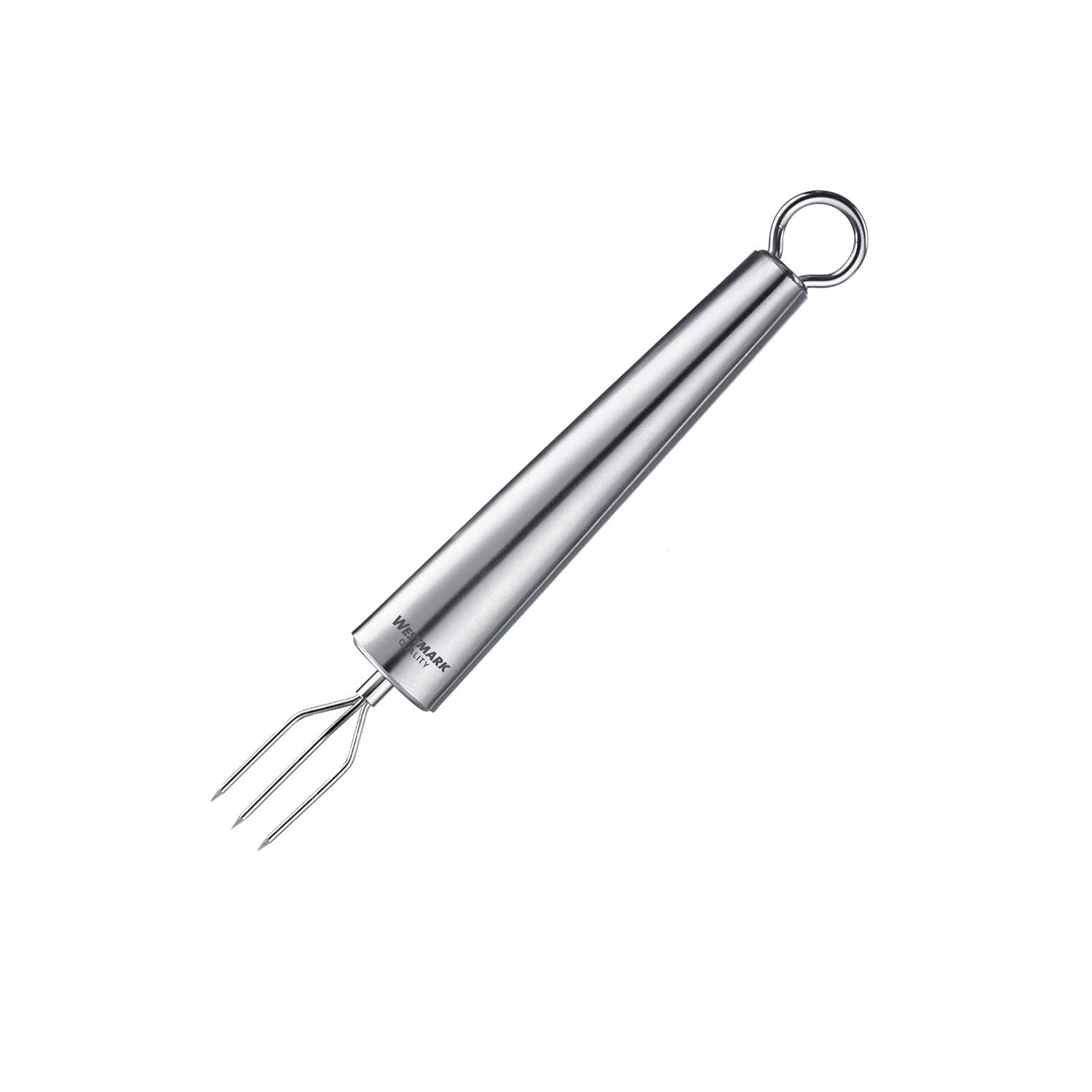 Westmark Forchettone per Patate con 3 Rebbi, Lunghezza: 17,3 cm, Acciaio Inossidabile, Glory, Argento, 18142270