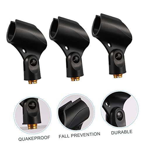 HAMPPLIES 5個麦克?支架 耐衝撃プラスチック製マイ ップ 室内外パフォーマ