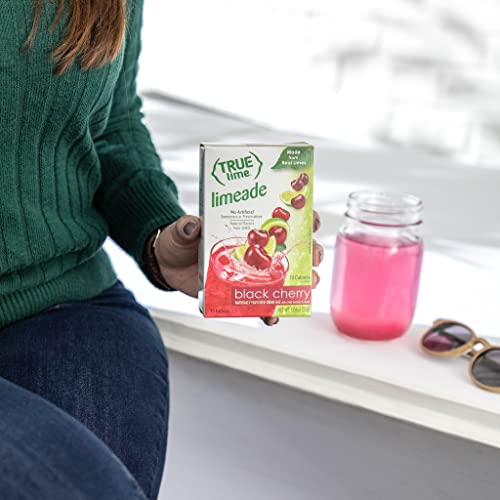TRUE LIME Black Cherry Limeade Drink Mix (10 Count - 1 pack) | Made from Real Limes | No Preservatives, No Artificial… - Image 7