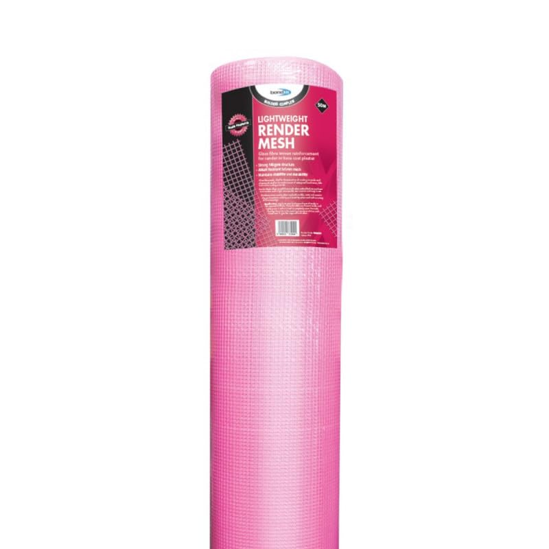 Bond It Lightweight Render Mesh - 50m x 1m (Pink)