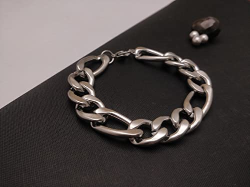 Image of Cuban Chain Link Gold Plated Alloy Bracelet for men