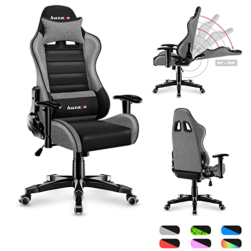 HUZARO Chaise de Jeu pour Enfants Hz-Ranger 6.0 Gris Mesh et Noir (Hz-Ranger 6.0 Grey Mesh) Cover