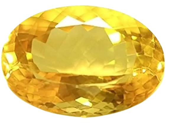 Citrino natural Sunela de 7,25 ratti para alta joyería y astrología védica