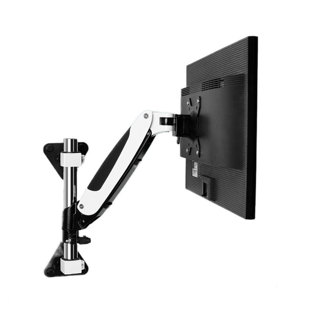 SaryEdge Height - Adjustable Monitor Stand Arm Single Monitor Wall Mount for 15-27 Inch Screens up to 17.6 lbs, Gas Spring Monitor Arm Mount, Full Motion Heigh,One arm