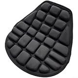 Motorrad-Sitzkissen mit Stoßdämpfung und Wärmeisolierung für Sommerfahrkomfort, schwarzes Polster (B)