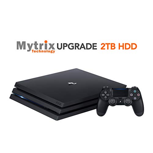 Mytrix Playstation 4 Pro 2TB Console with DualShock 4 Wireless Controller Bundle, PS4 Pro Enhanced by Mytrix