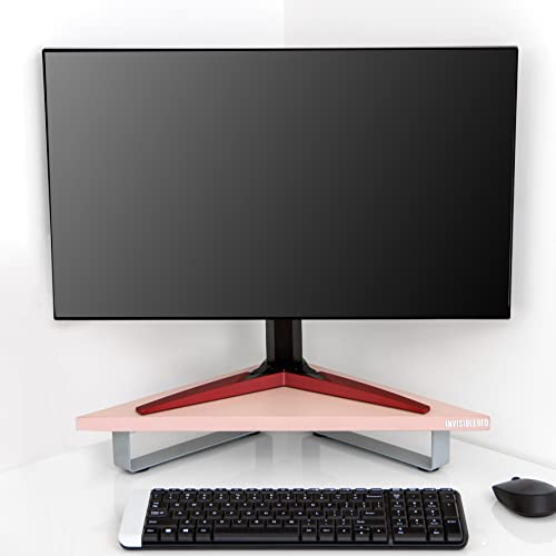 Image of INVISIBLE BED Wood Monitor Riser Stand, Computer Riser, Multi Color