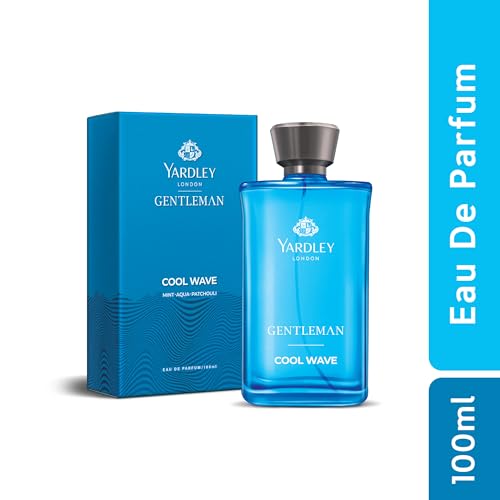 Image of Yardley London Cool Wave | Eau De Parfum | Long Lasting International Perfume for Man | Mint Aqua Patchouli Fragrance | Upto 15% dosage | 100ml EDP| Ideal Gift for Man