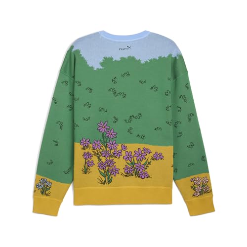 PUMA Mens X Fenty X Smurfs Oversized Knit Sweater Casual - Blue2