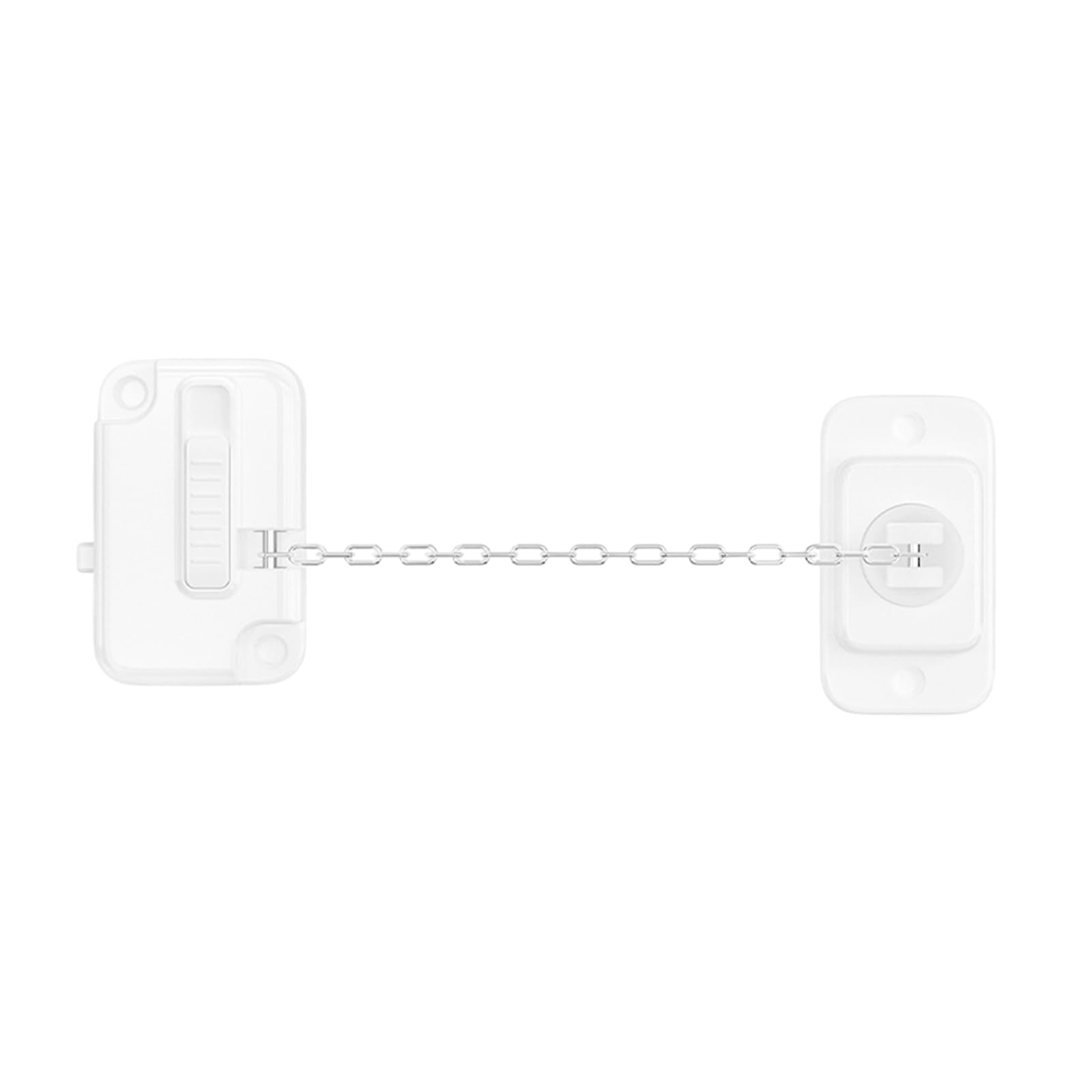 Window Locks Pets Child Safety, 1 Pack Adjustable Window Restrictors with Stainless Chain