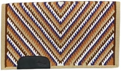 Handmade Western Ranch Saddle Blanket | Genuine New Zealand Wool Pad | Custom Equestrian Gear AM-366