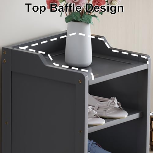 Meuble à chaussures compact de 32 cm pour ranger les petits espaces