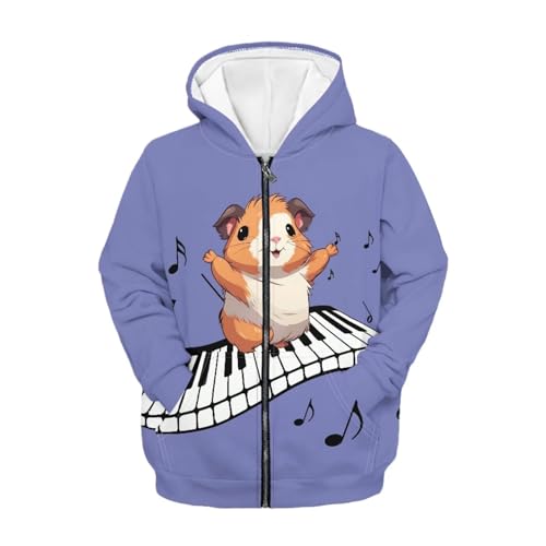 Kids Zip Up Hoodie For Boys Girl Casual Long Sleeve Jacket Lightweight Sweatshirt With Pockets