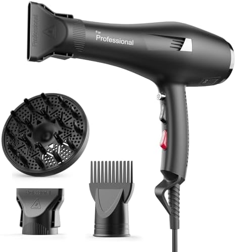 HappyGoo Secador de pelo iones profesional, Secadores Iónico con ...