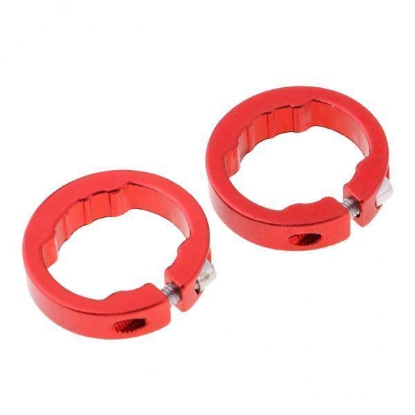 THE STYLE SUTRA® 6x2pcs Alloy Bike Handlebar Grip Lock Ring End Locking Ring Red 8mm | Sporting Goods | Cycling | Bicycle Components & Parts | Handlebar Grips Tape & Pads-image-7