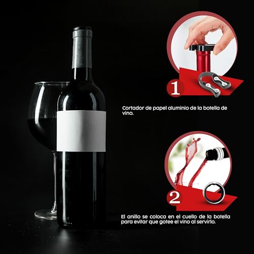 La mejor selección de Juegos de accesorios para vino comprados en linea. 15 Imagen adicional