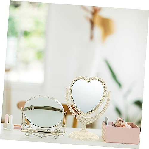 Espejo de Maquillaje Vintage Giratorio Para Mesa miniatura 4