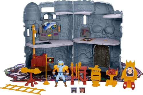 Masters of the Universe Vintage Castle Grayskull Playset with Display Mat & Spaceman Figure, Jawbridge & Other Features & Accessories (Amazon Exclusive)
