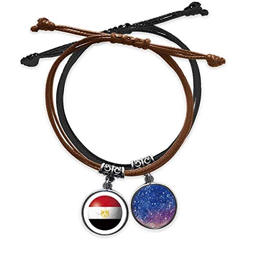 Pulsera de fútbol de Egipto de cuero resistente que no se rompe al celebrar goles