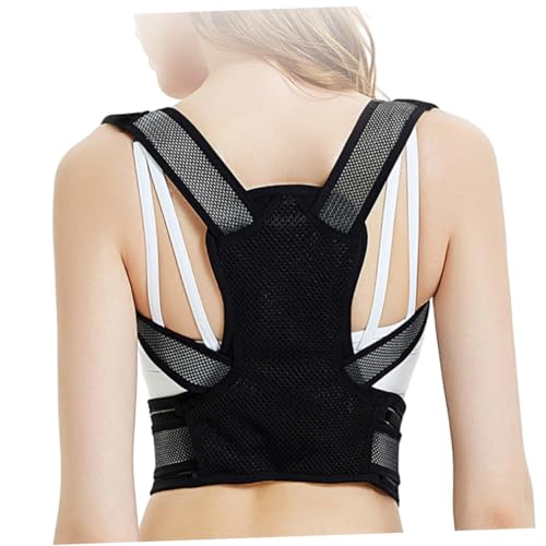 BUTIFULSIC Belt Posture Posture Belt Posture Strap Posture Band Lumbar Posture Support Belt Carrier for Adjustable Posture Brace Hunchback Brace Black