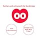 Beißring Baby von LoveNoobs™, BPA/BPS Frei Einfach zu Reinigen, Zahnungshilfe, Greifling, Silikon Zahnbürste, Beißspielzeug, Spielzeug, Unisex, Teether, Rot
