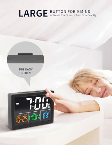 Jall V1021 Digital Alarm Clock, With 5.5 Inch Large Led Time Display thumb #2