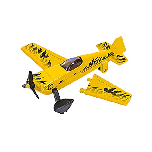 siku 1866, LKW mit Sportflugzeug, 1:87, Metall/Kunststoff, Rot/Gelb, Abnehmbare Flügel – Bild 6