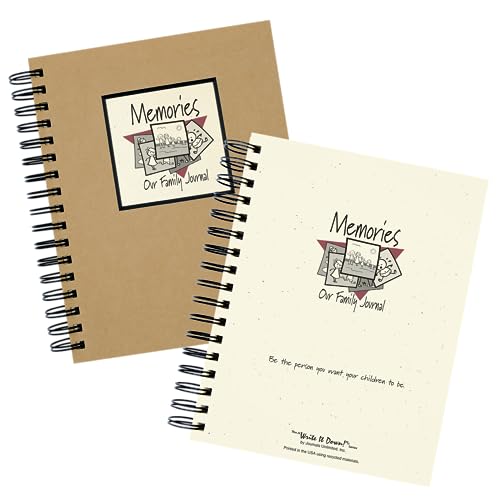 Diario de nuestra familia para inmortalizar momentos en papel reciclado con tapas kraft 2