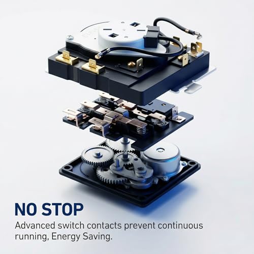 Image of WE4M527 TMD16M10 Dryer Timer Replacement for GE Dryer - Direct Fit 234D1296P001, 2-Year Warranty, Compatible with Models GHDP490EF3WW, GTDP490ED2WS, GHDP490EF1WW, DPSR610EG8WT & More