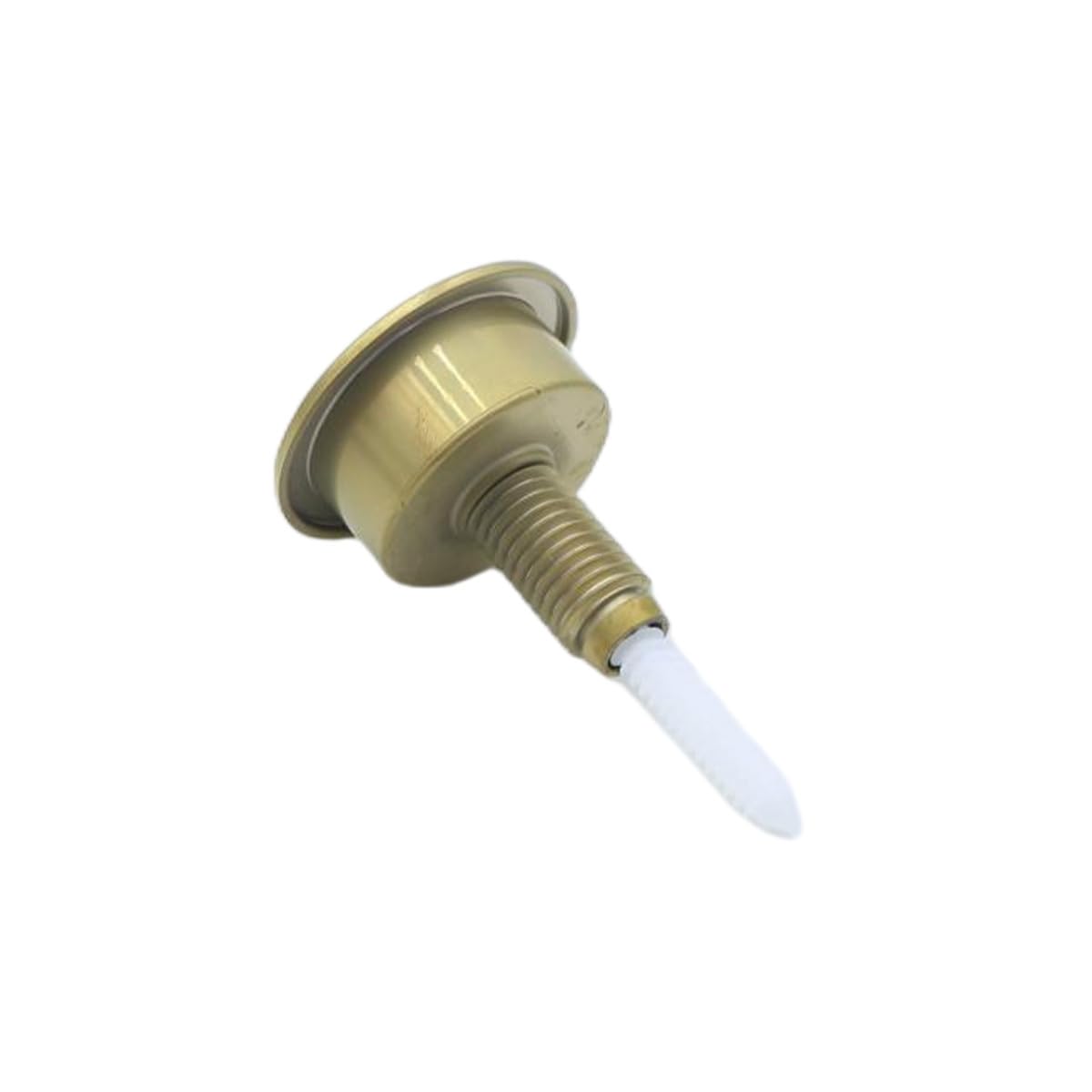 Pulsador de Descarga Doble para Inodoro, Acabado Dorado Cepillado, con Mecanismo Ajustable para Twyford Optima 49. Botón de Descarga Ligero de ABS con función de Ahorro de Agua.