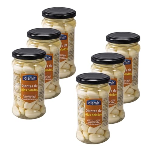 Gousse d'ail pelée sans corvée d'épluchage bocal 300g lot 6