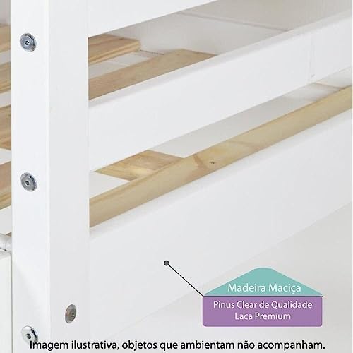 Beliche Montessoriana Divertida Rn com Escorregador Casatema Branco