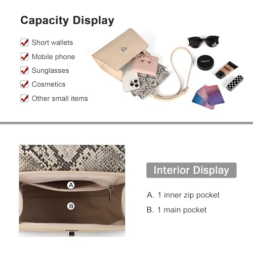 Image of Small Cute Top Handle Bag Crossbody, Designer Summer Purse for Women | Vegan Leather /Straw, 2.5L Capacity, Fits 6.7-inch Phone /Small Wallet /Passport, Versatile for Dressy Outfit /Everyday Use