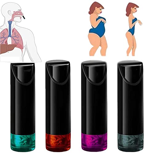 WMHHN Bâton Nasal d'aromathérapie Bodyslimming et Detox,Odorfit Detox Breathe Stick,Aromatherapy Stick - Mettez-Vous en Forme 3 à 6 semaines,Soulagement de l'anxiété (4 pièces), Mixed Flavor Cover