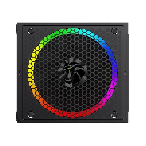 RGB 750G Alimentatore PC 750W Full Modulares, 80 Plus Gold, LLC + DC-DC, ARGB Sync, Condensatori giapponesi, ventola ARGB FDB da 140 mm, 9 funzioni di protezione, colore: Nero - Alimentatore - Immagine 8