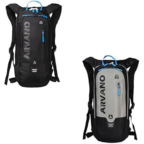 Arvano Bike Backpack Small Hiking Daypack 6l (Black+Grey) Cover