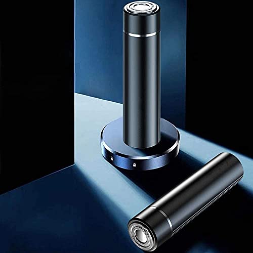 Mini Electric Shaver For Men,Portable Usb Rechargeable Shaver,Wet And Dry Use Rotary Men's Shaver,Washable Cordless Quick Charge Nose Mustache Trimmer Electric Razor For Travel,Business Trip #TOP5