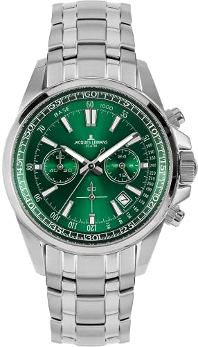 Jacques Lemans Liverpool 1-2117L chronographe pour homme élégant en acier