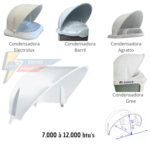 Defletor De Ar Para Condensadora 7 À 12000 Btu's Joinsul