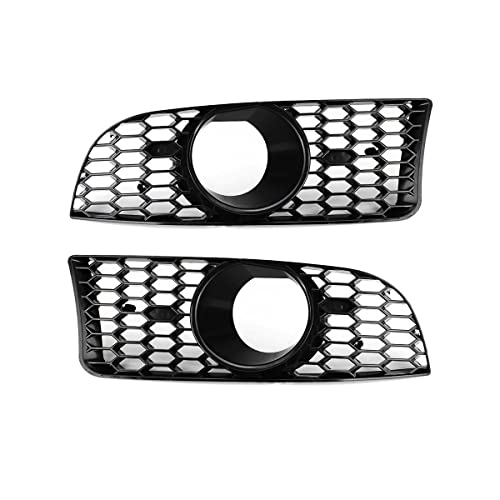Calandre phare antibrouillard avant grille nid d'abeille noir brillant pour BMW E92 E93 - 3