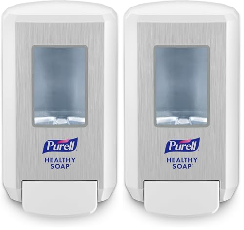 Image of PURELL CS4 Manual Soap Dispenser, White, for 1250 mL PURELL CS4 Healthy SOAP Refills (Pack of 2) - 5130-01 - Manufactured by GOJO, Inc.